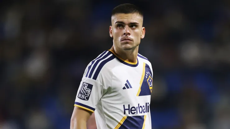 Gabriel Pec of the LA Galaxy