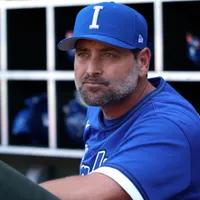 Italy’s Francisco Cervelli reacts after surprising win over Team USA in the WBC