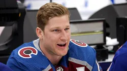 Nathan Mackinnon during 2024 NHL All-Star Skills Competition