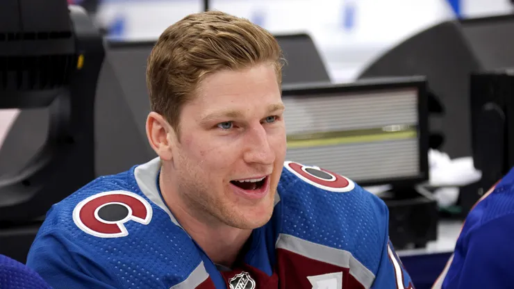 Nathan Mackinnon during 2024 NHL All-Star Skills Competition