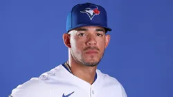 Jose Berríos #17 of the Toronto Blue Jays poses for a portrait.
