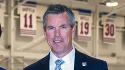 Mike Sullivan during his introduction as NY Rangers head coach