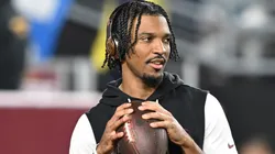 Jayden Daniels #5 of the Washington Commanders