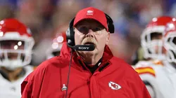 Andy Reid at Highmark Stadium in Orchard Park, New York.