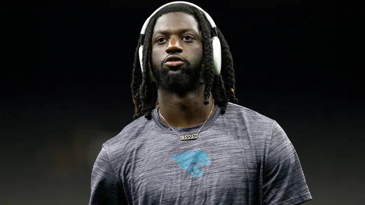 Brian Thomas Jr. #7 of the Jacksonville Jaguars