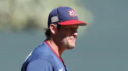 Relief pitcher Clayton Kershaw of Team United States