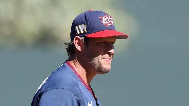 Relief pitcher Clayton Kershaw of Team United States