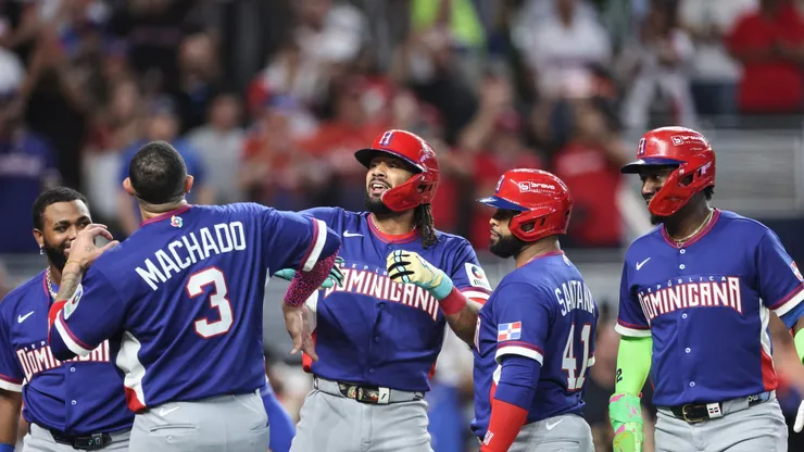 Dominican Republic players during the 2026 WBC