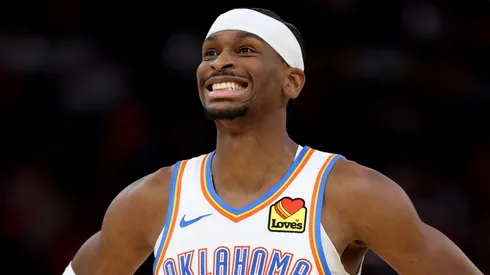 Shai Gilgeous-Alexander #2 of the Oklahoma City Thunder.