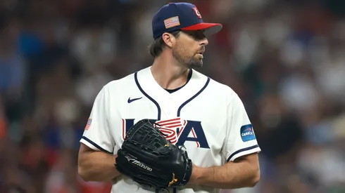 Clay Holmes #35 of the United States.