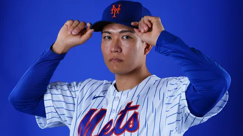 Kodai Senga #34 of the New York Mets.