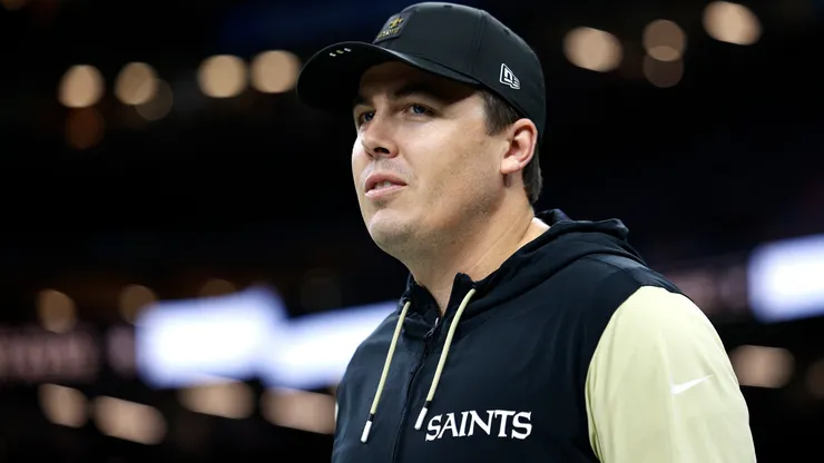 Head coach Kellen Moore of the New Orleans Saints