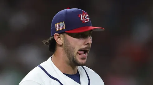 Paul Skenes of Team United States