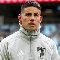 Is James Rodriguez playing today in Minnesota United vs Vancouver Whitecaps?