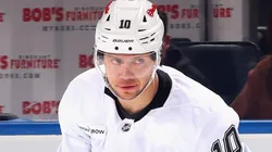 Artemi Panarin at UBS Arena in Elmont, New York.