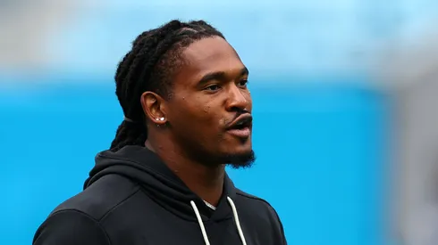 Rico Dowdle running back of the Pittsburgh Steelers