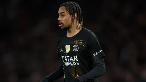 Bradley Barcola of Paris Saint-Germain