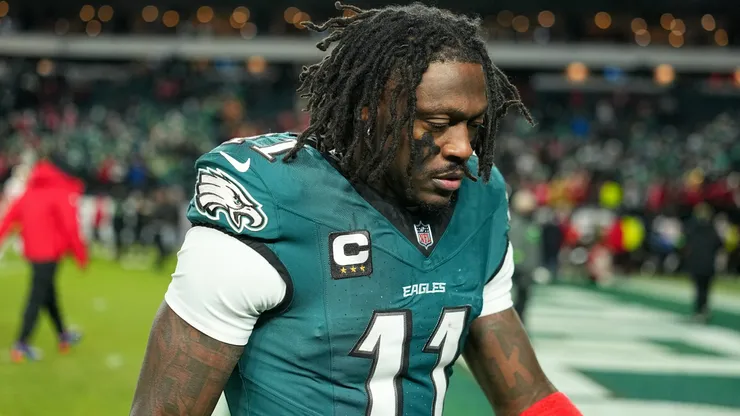 A.J. Brown #11 of the Philadelphia Eagles