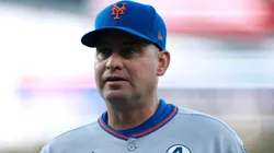 Manager Carlos Mendoza #28 of the New York Mets.