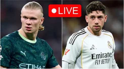 Erling Haaland of Manchester City and Federico Valverde of Real Madrid.