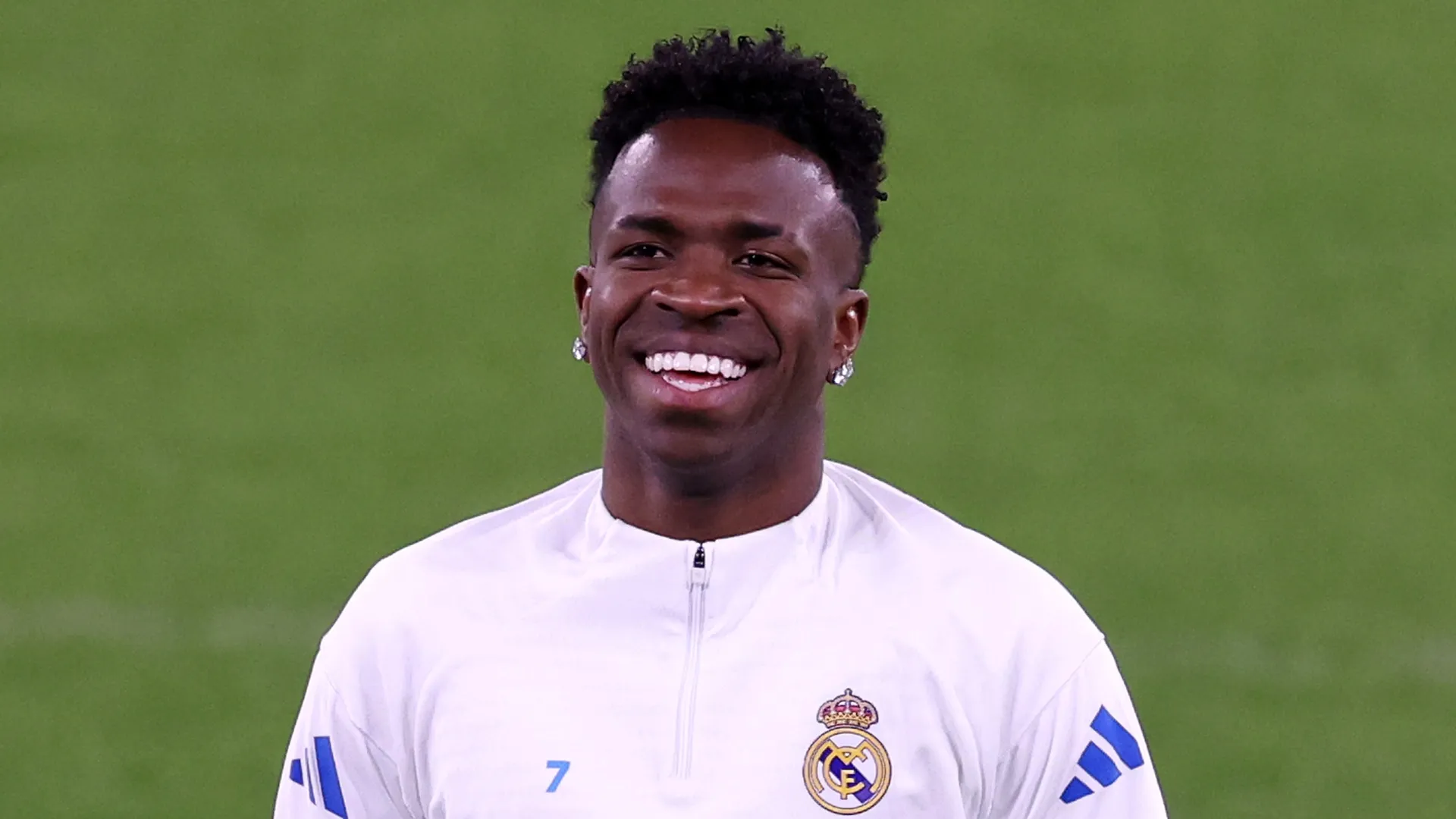 Vinicius Junior smiles