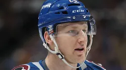 Nathan MacKinnon at Ball Arena in Denver, Colorado.