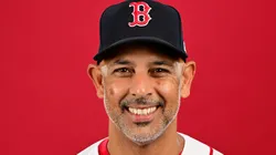 Manager Alex Cora #13 of the Boston Red Sox poses for a picture.