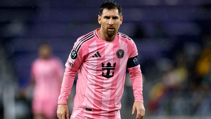 Lionel Messi #10 of Inter Miami looks on during a CONCACAF Champions Cup 2026 match.