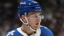 Nathan MacKinnon at Ball Arena in Denver, Colorado.