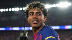 Lamine Yamal at Camp Nou in Barcelona, Spain.