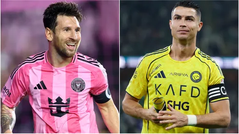 Lionel Messi of Inter Miami and Cristiano Ronaldo of Al Nassr.