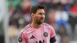 Lionel Messi at Chase Stadium in Fort Lauderdale, Florida.