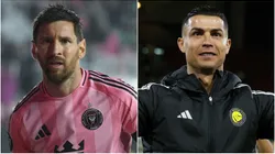 Lionel Messi of Inter Miami and Cristiano Ronaldo of Al Nassr.