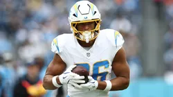 Oronde Gadsden II #86 of the Los Angeles Chargers