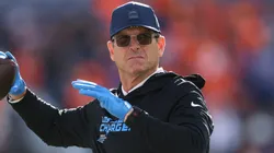 Head coach Jim Harbaugh of the Los Angeles Chargers