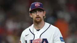 Nolan McLean at Daikin Park in Houston, Texas.