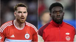 Joel Waterman (left) and Alphonso Davies.