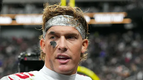 Jaxson Dart quarterback of the New York Giants