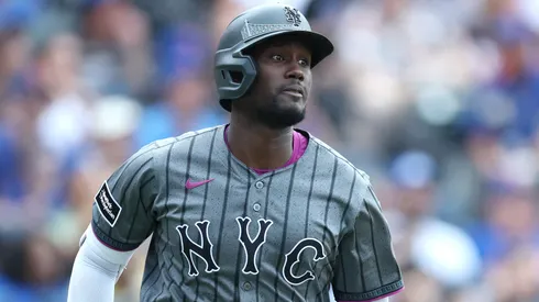 Ronny Mauricio #10 of the New York Mets