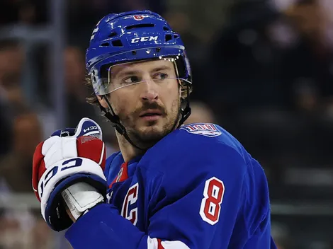 JT Miller receives support from Mike Sullivan and Rangers