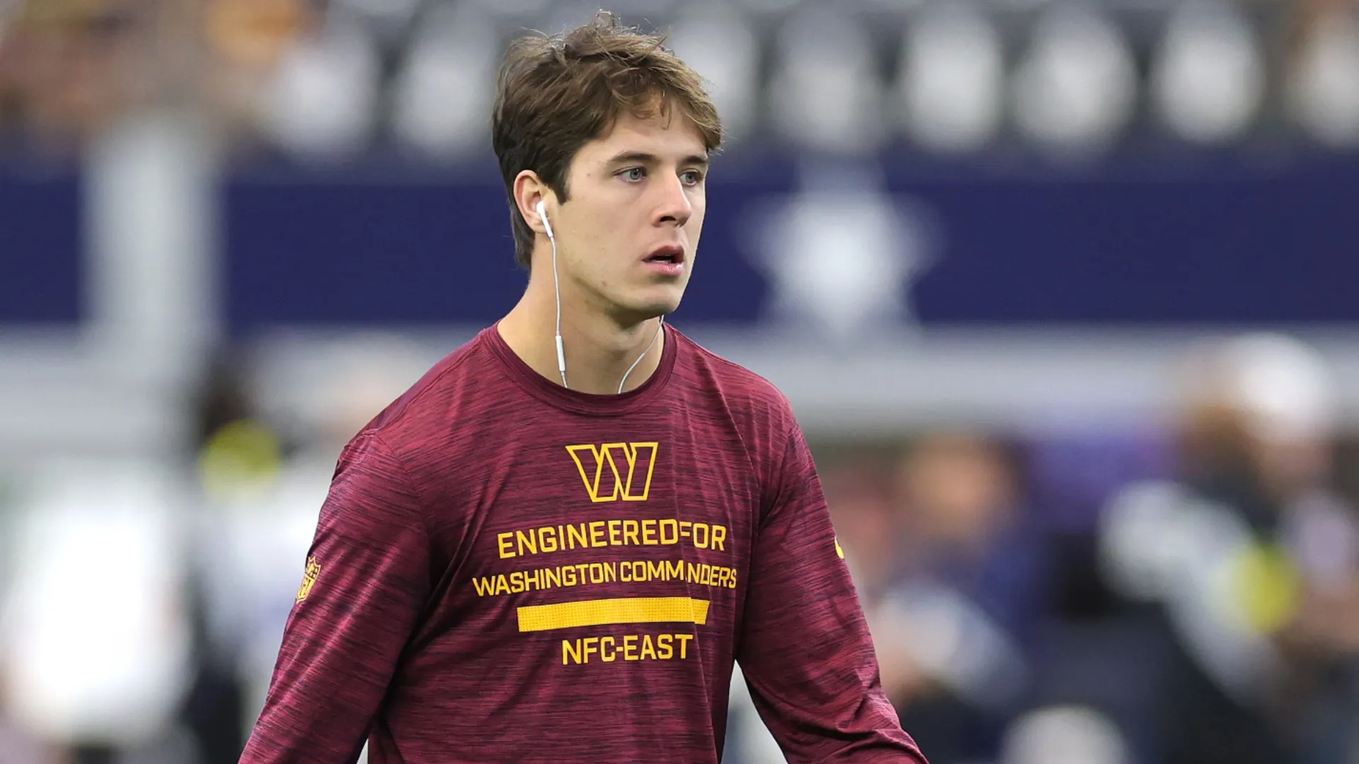 Luke McCaffrey #11 of the Washington Commanders