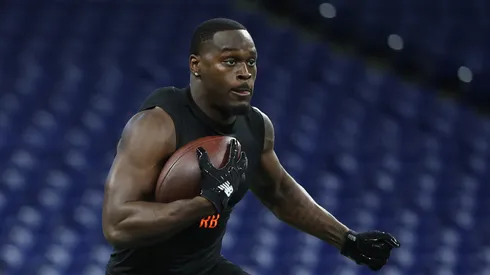 Jeremiyah Love at the 2026 NFL Combine