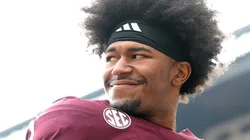 KC Concepcion #7 of the Texas A&M Aggies