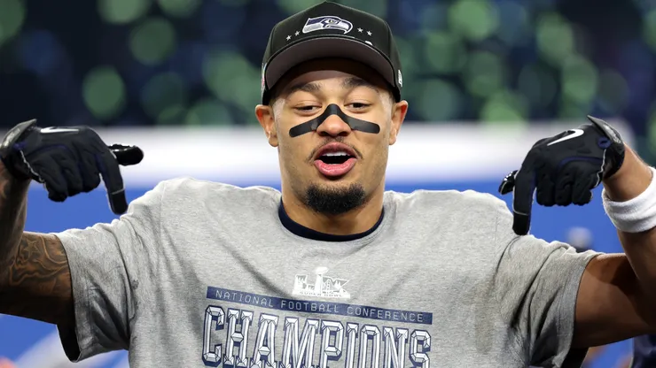 Jaxon Smith-Njigba #11 of the Seattle Seahawks