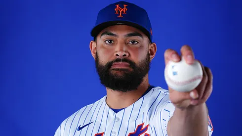 Sean Manaea #59 of the New York Mets poses for a photo.