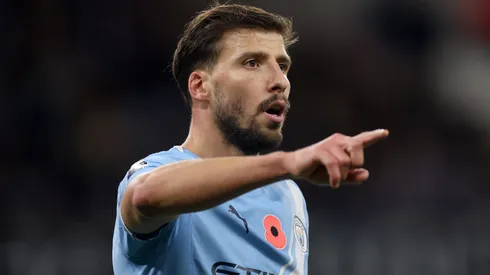 Why is Dias not playing today for Man City vs Arsenal?