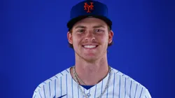 Carson Benge #93 of the New York Mets.