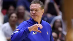 Head coach Bill Self of the Kansas Jayhawks