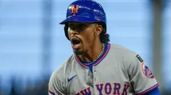 Francisco Lindor #12 of the New York Mets.