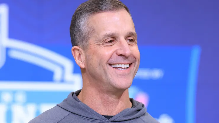 Head coach John Harbaugh of the New York Giants.